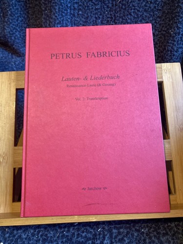 Fabricius lauten liederbuch - fabricius,