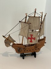 Model sailing boat Santa Maria antique wood