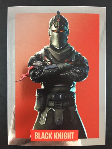 Black knight foil sticker - black,