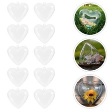  10 boules transparentes en