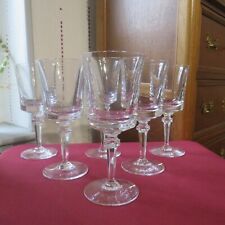 6 Niagara Model Smooth Seau Crystal Water Glasses