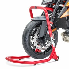 Béquille avant sous T de fourche V5 pour Triumph Speed Four 02-05 rouge