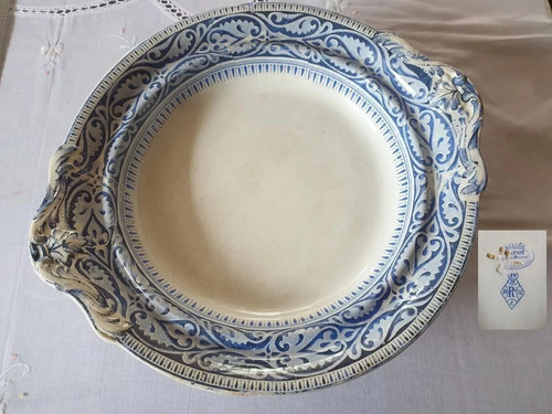 Compotier plat kew - compotier, piédouche