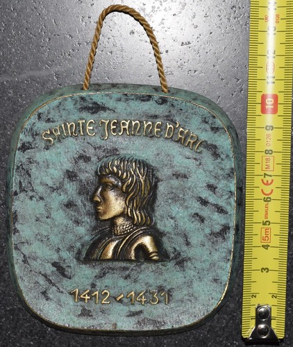 Plaque médaille métal - plaque, en