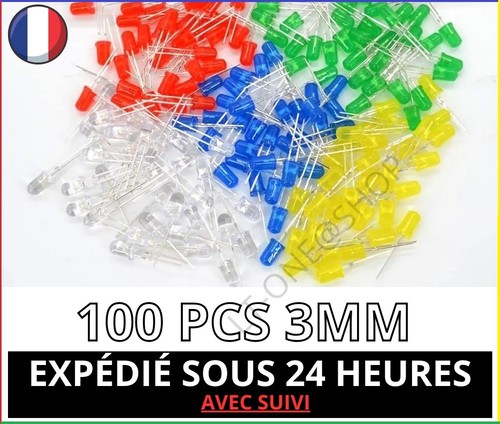 Lot 100 led - led, 3mm