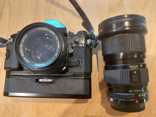 Canon avec objectir 50mm - canon, a1