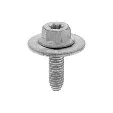 vis tête h à embase avec rondelle m6-1.00 x 20 mm carénage sous moteur Restagraf