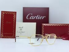 Vintage Cartier Courcelles 57/17 Eyeglasses NOS Frames Brille Lunettes Eyeglasses