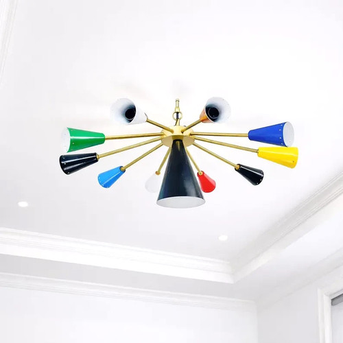 Lustre spoutnik bras - lustre, à