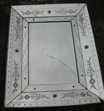 Venetian Flower and Diamond Mirror 92 x 72 x 6 cm