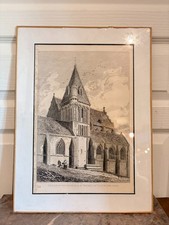 Ancienne Gravure CAEN CALVADOS