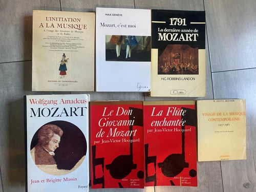 Lot livres mozart - mozart, et