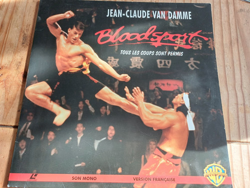 Laser disc bloodsport van - disc,