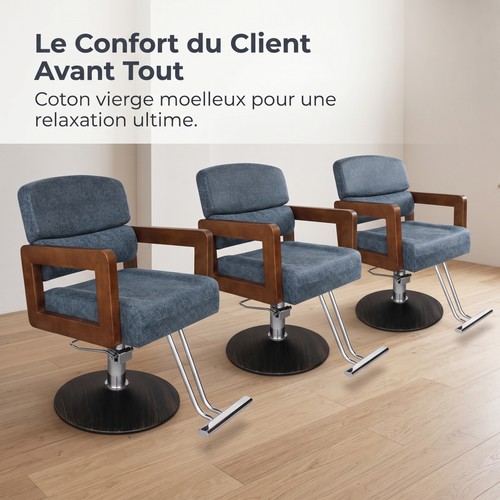Fauteuil coiffure pivotant - de,