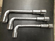 Clés à pipe débouchées 6 pans stahlwille France. 25,26,28. État neuf. 