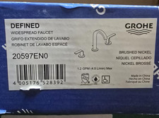 Grohe 20 597 Defined 1.2 GPM Widespread Bathroom Faucet - Nickel