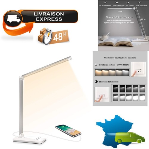 Lampe bureau led slator - lampe,