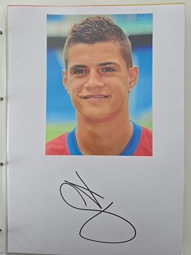 Granit xhaka xxl autographe - granit,