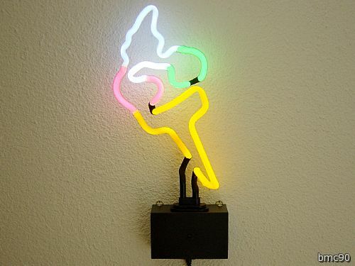 Enseigne murale tube neon - enseigne,