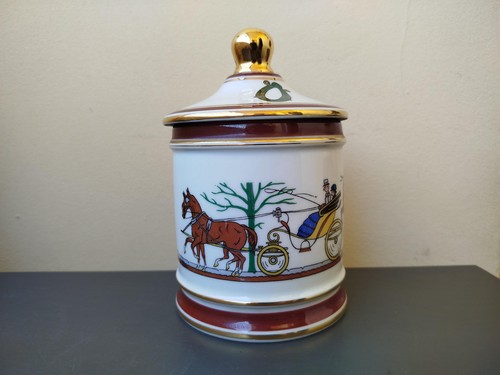Pot tabac porcelaine - pot,