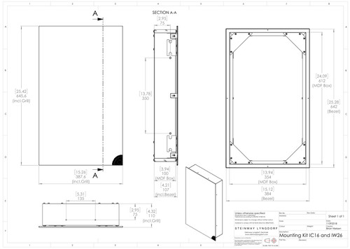 Steinway lyngdorf mounting kit - mounting,