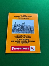 FIRESTONE Agricultural Tires Advertising Notice - Undated