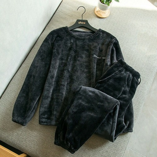 Hommes pyjama set flanelle - pyjama,
