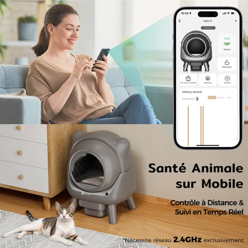 Litière chat autonettoyante - litière,