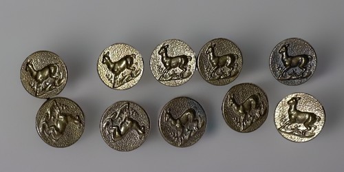 Lot anciens boutons - 10,