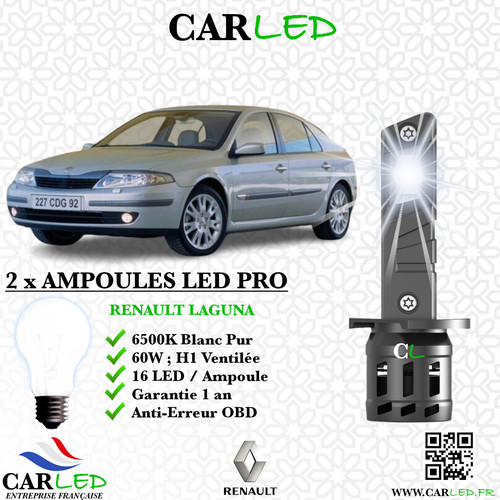 Kit ampoule led renault laguna - ampoule,
