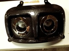 OPTIQUE DE PHARE LOOK CARBONE