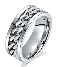 ? Bague Homme T10 Élégance Argentée Torsade Unique ?