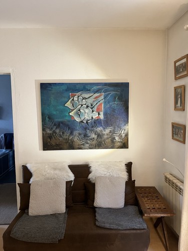 Huile sur toile - , de