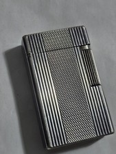 Beautiful Vintage St Dupont Silver Lighter Refilled!