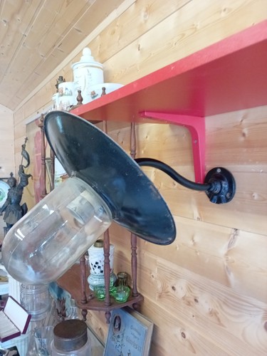 Lampe cour col cygne - lampe,