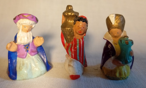 Lot mini santons rois - de, 3