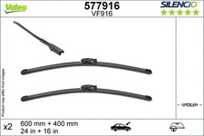 2x Balai d'essuie-glace avant plat 577916 VALEO pour DACIA SANDERO III JOGGER
