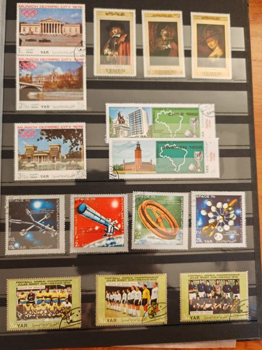 Album lindner avec timbres - lindner, du
