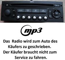  GENUINE CAR RADIO MP3 PEUGEOT 207 307 807 PARTNER CITROEN C2 C3 C8 BERLINGO