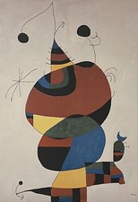 Joan Miró lithographie Femme