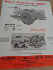 CATALOGUE, ADVERTISING, BROCHURE - ENERGIC TILLER - GARDEN - AGRICULTURAL