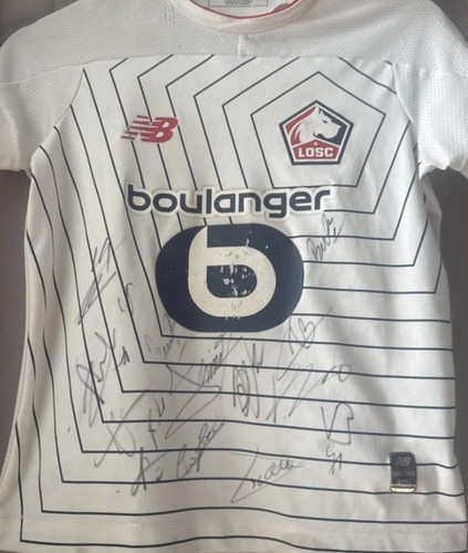 Maillot losc dédicacé - dédicacé,