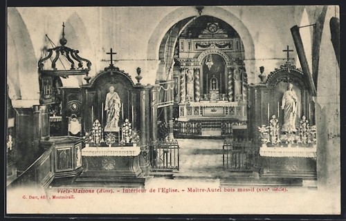 Cpa viels maisons aisne - cpa, /aisne