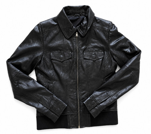 Blouson cuir noir style - blouson,