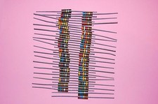 10X VINTAGE   Allen Bradley carbon resistor  1W ---- 14 values  Old stock