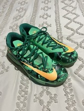 Nike KD 6 VI Mens Easter Green Basketball Shoes Sneakers Athletic Size 11.5