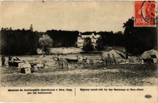 Old postcard bakery equipment abandoned in BETZ by Germans (377440)