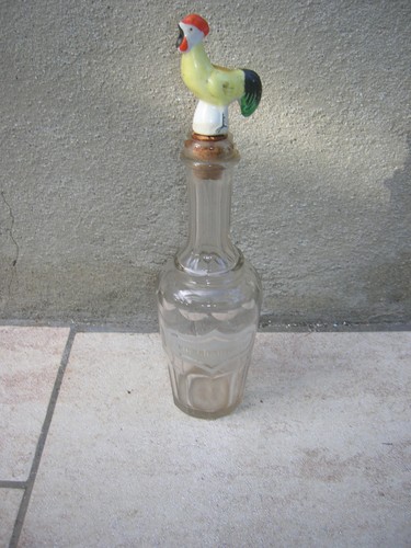 Bouteille verre souflé - verre,