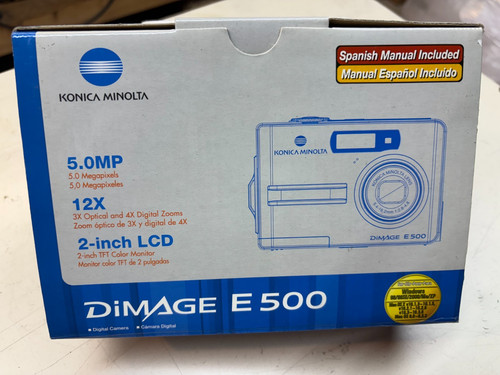 Konica minolta dimage e500 - minolta,