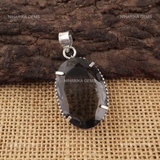Pendentif Femme Quartz Fumé